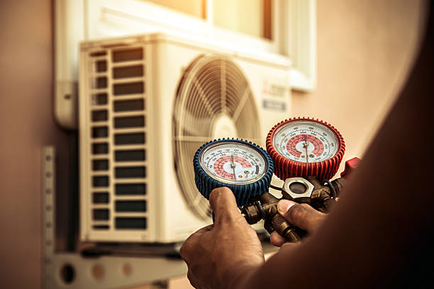 Professional Hvac Maintenance technician working in Marion, NC